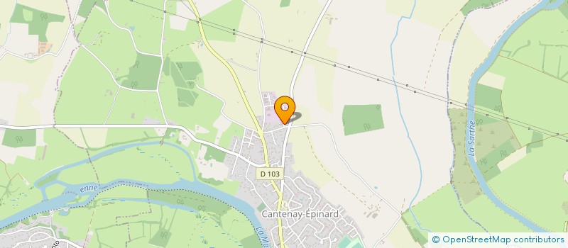 localisation de l'entreprise SCI LAUJE ROBERT  CANTENAY-EPINARD