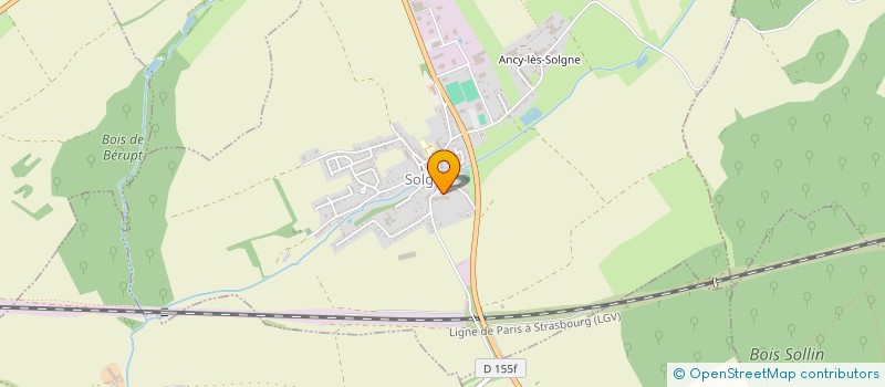 localisation de l'entreprise SCI LAUJED IMMOBILIER  SOLGNE