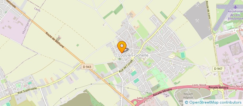 localisation de l'entreprise SCI LAUJER  LOOS-EN-GOHELLE