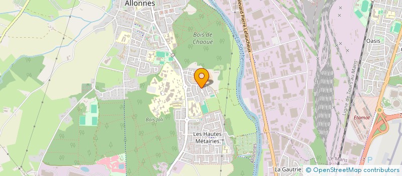 localisation de l'entreprise SCI LAUJERSYL  ALLONNES