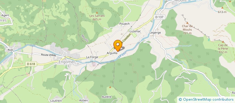 localisation de l'entreprise SCI LAUJU à SAINT-GIRONS