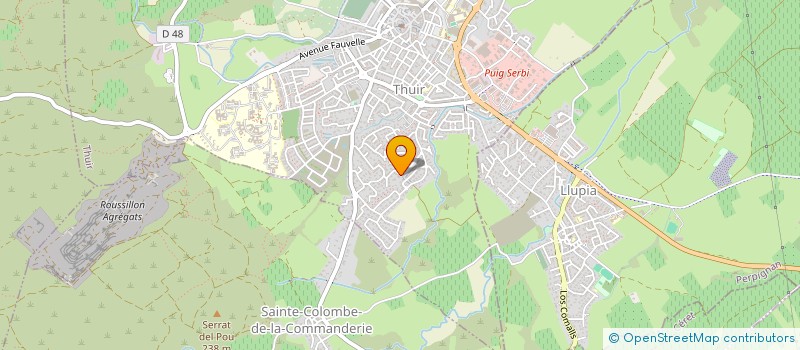 localisation de l'entreprise SCI LAUKA  THUIR