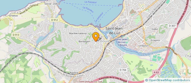 localisation de l'entreprise SCI LAUKAT  CIBOURE