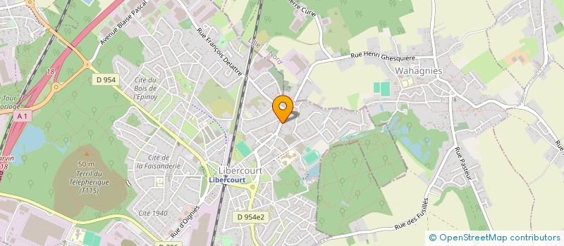 localisation de l'entreprise SCI LAUKAT IMMOBILIER  LIBERCOURT