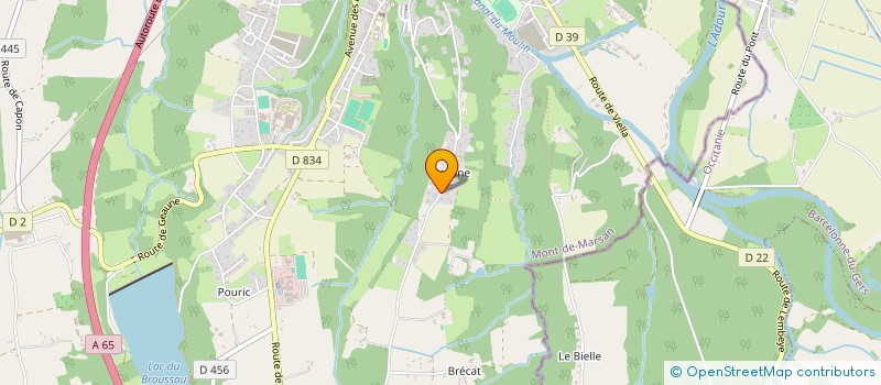 localisation de l'entreprise SCI LAULA  AIRE-SUR-L'ADOUR