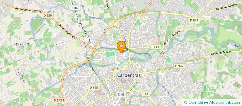 localisation de l'entreprise SCI LAULAGNER  CARPENTRAS