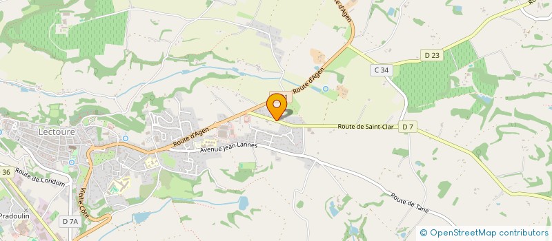 localisation de l'entreprise SCI LAULANN  LECTOURE