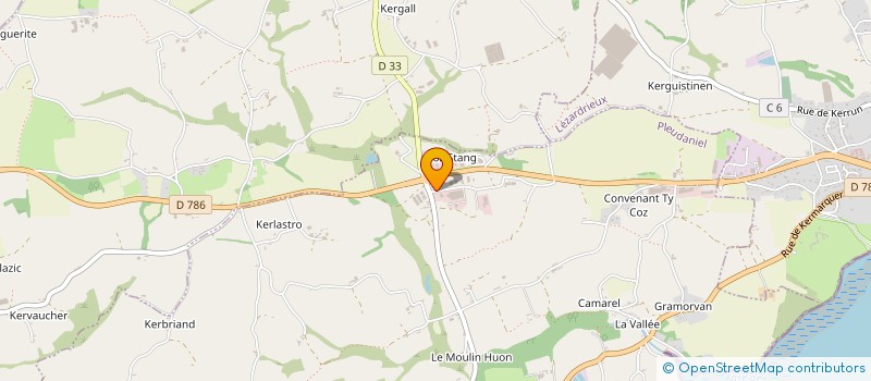 localisation de l'entreprise SCI LAULAS  PLEUDANIEL