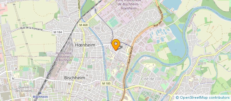 localisation de l'entreprise SCI LAULHERE ZERGER  HNHEIM