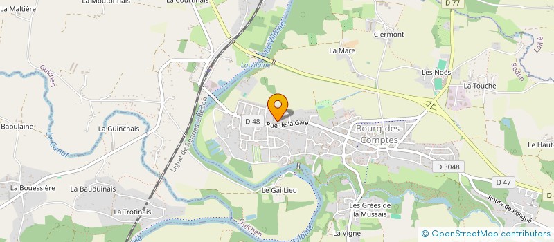 localisation de l'entreprise SCI LAULIMAR  BOURG-DES-COMPTES