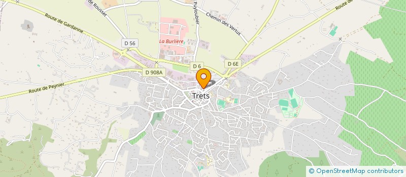 localisation de l'entreprise SCI LAULIO à TRETS