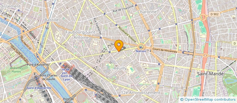 localisation de l'entreprise SCI LAULISAB  PARIS