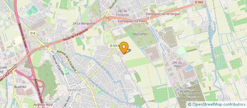 localisation de l'entreprise SCI LAULITOUR  ENTRAIGUES-SUR-LA-SORGUE