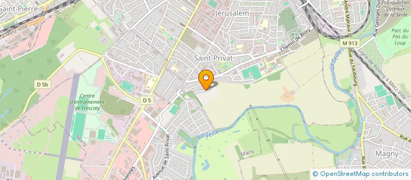 localisation de l'entreprise SCI LAULIVIER à MONTIGNY-LES-METZ