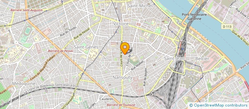 localisation de l'entreprise SCI LAULOUZE à BORDEAUX