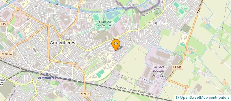 localisation de l'entreprise SCI LAULY H  HOUPLINES