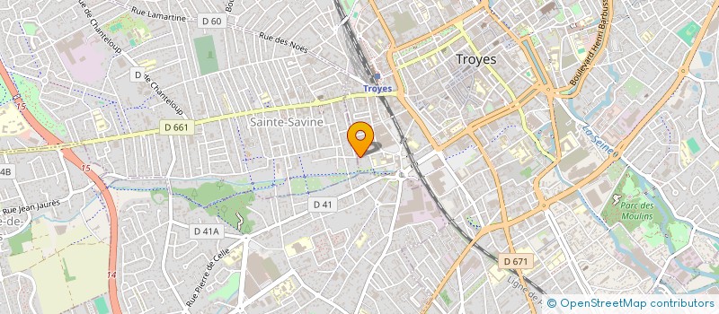 localisation de l'entreprise SCI LAUMA à TROYES