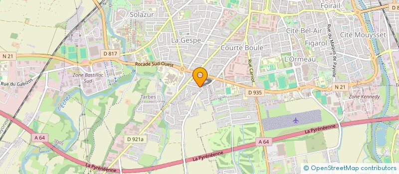 localisation de l'entreprise SCI LAUMA  TARBES