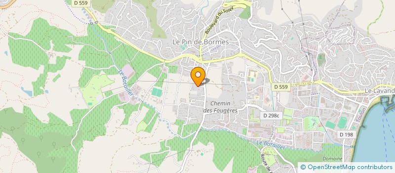 localisation de l'entreprise SCI LAUMAGEST à BORMES-LES-MIMOSAS
