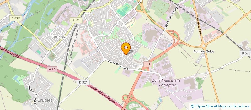 localisation de l'entreprise SCI LAUMANN à GAUCHY