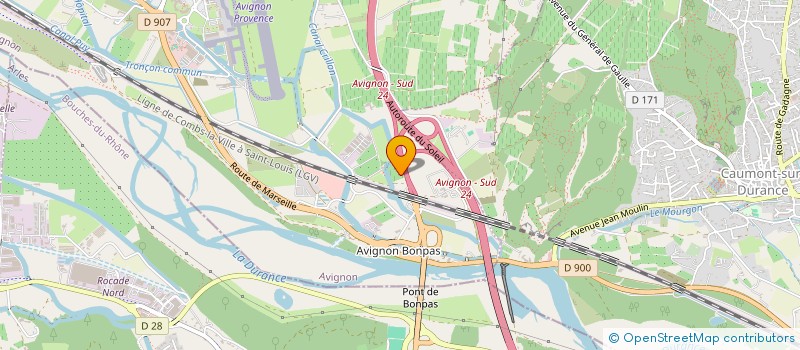 localisation de l'entreprise SCI LAUMAR  AVIGNON
