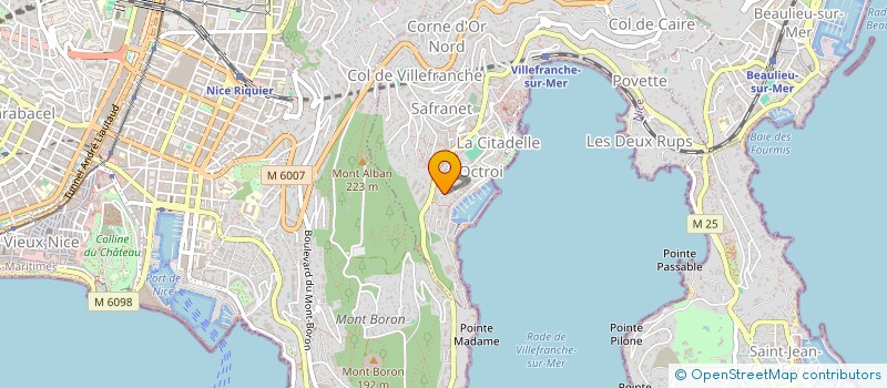 localisation de l'entreprise SCI LAUMAR à VILLEFRANCHE-SUR-MER