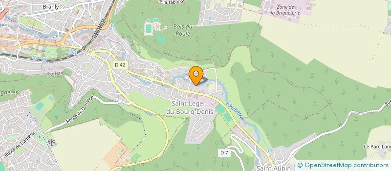 localisation de l'entreprise SCI LAUMAS  SAINT-LEGER-DU-BOURG-DENIS