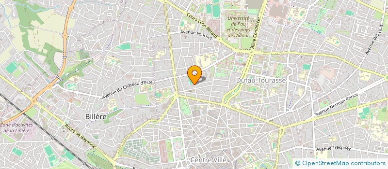 localisation de l'entreprise SCI LAUMAT à PAU