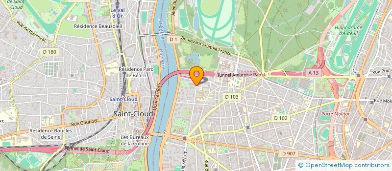 localisation de l'entreprise SCI LAUMIS à BOULOGNE-BILLANCOURT
