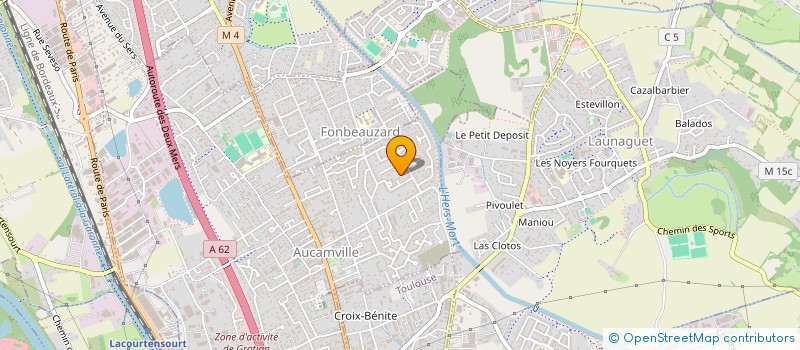 localisation de l'entreprise SCI LAUMOND à AUCAMVILLE