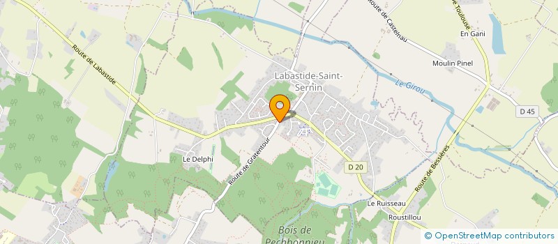 localisation de l'entreprise SCI LAUNA  SAINT-ORENS-DE-GAMEVILLE