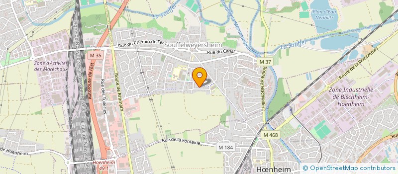 localisation de l'entreprise SCI LAUNAJUAN  SOUFFELWEYERSHEIM