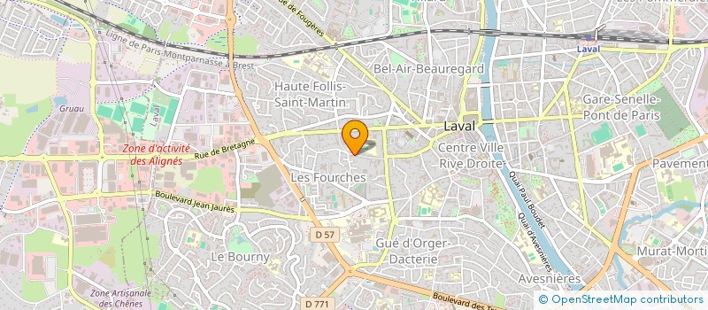 localisation de l'entreprise SCI LAUNAT à LAVAL