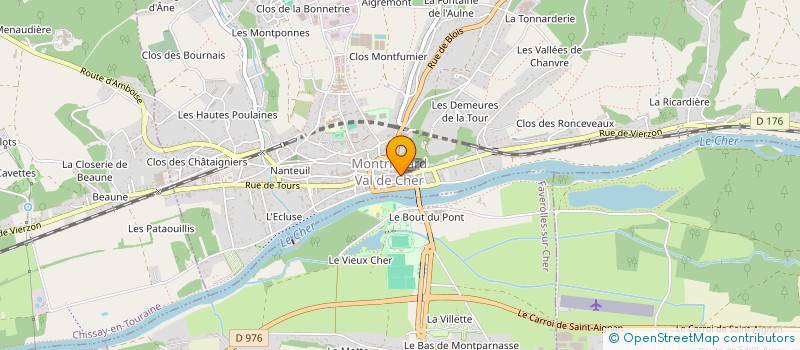localisation de l'entreprise SCI LAUNAY à MONTRICHARD-VAL-DE-CHER