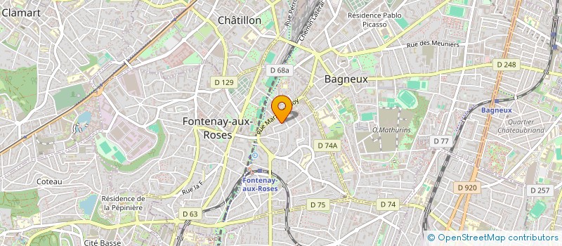 localisation de l'entreprise SCI LAUNAY  FONTENAY-AUX-ROSES