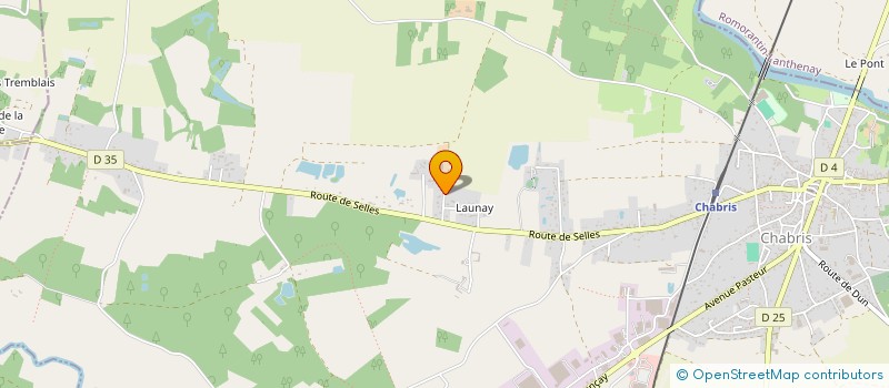 localisation de l'entreprise SCI LAUNAY à CHABRIS