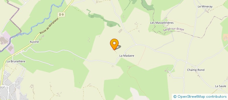 localisation de l'entreprise SCI LAUNAY MARTELLIERE  SAVIGNY SUR BRAYE