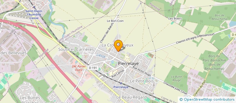 localisation de l'entreprise SCI LAUNAY-PIERRELAYE  PIERRELAYE