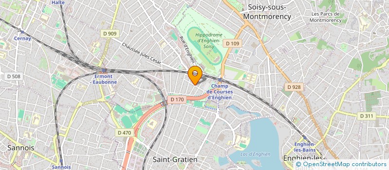 localisation de l'entreprise SCI LAUNAY SCARRON  EAUBONNE