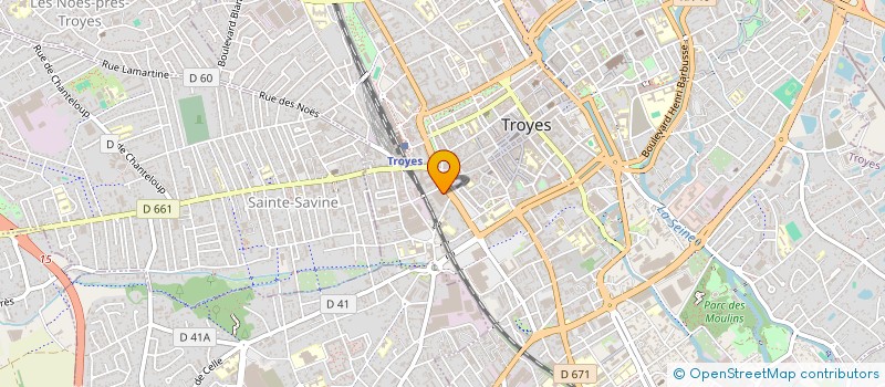 localisation de l'entreprise SCI LAUNI à TROYES