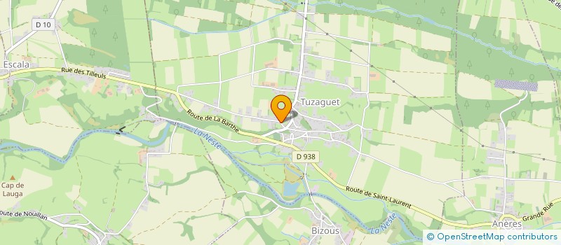 localisation de l'entreprise SCI LAUNIE  TUZAGUET
