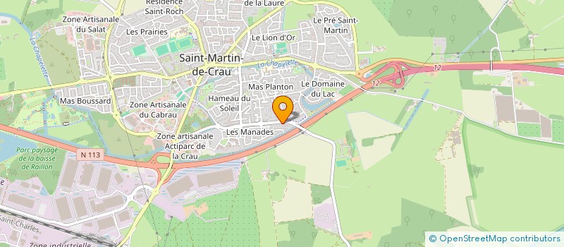 localisation de l'entreprise SCI LAUNIJAC à SAINT-MARTIN-DE-CRAU