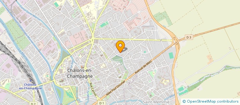 localisation de l'entreprise SCI LAUNOIS  CHALONS-EN-CHAMPAGNE