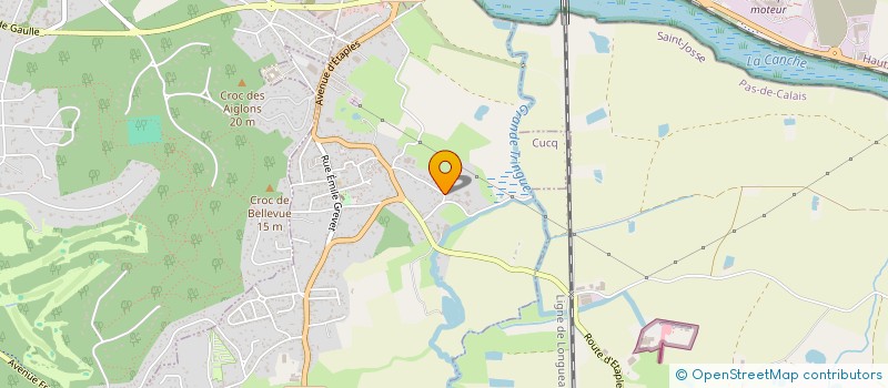 localisation de l'entreprise SCI LAUNON  CUCQ