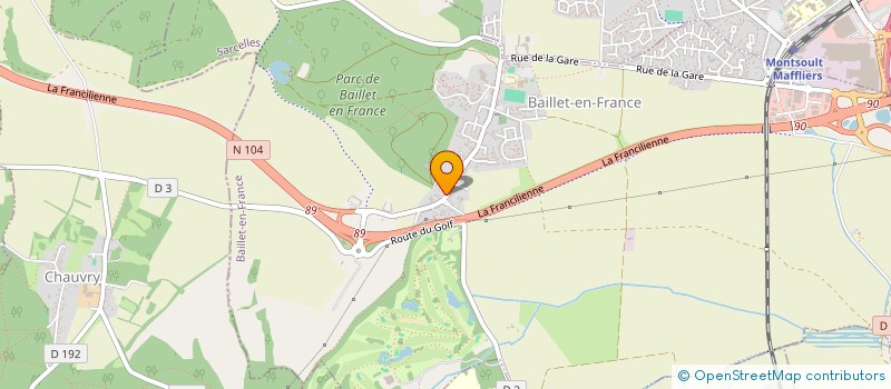 localisation de l'entreprise SCI LAUNY  BAILLET-EN-FRANCE