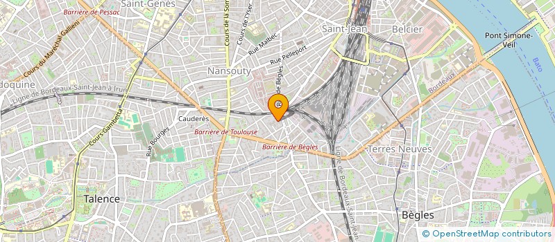 localisation de l'entreprise SCI LAUPAKI  BORDEAUX