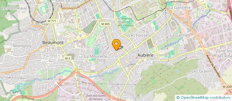 localisation de l'entreprise SCI LAUPERNIC  AUBIERE