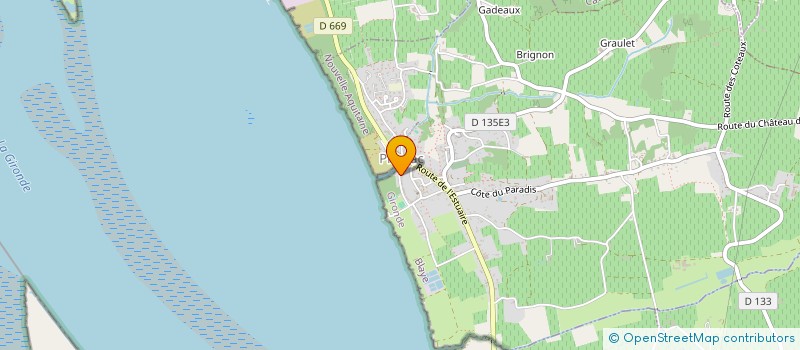 localisation de l'entreprise SCI LAUR  PLASSAC