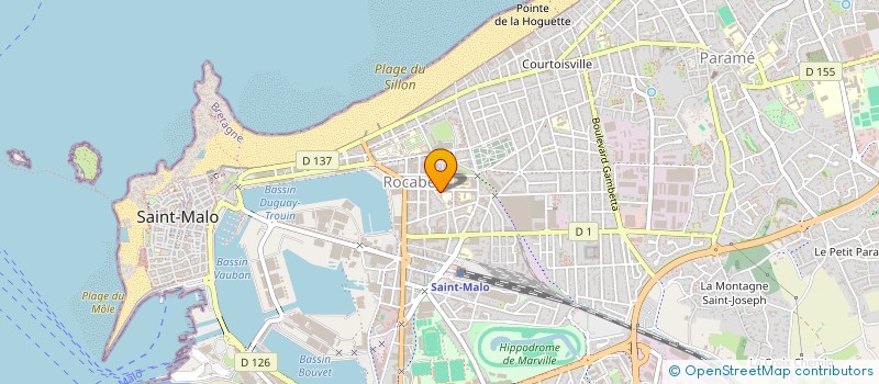 localisation de l'entreprise SCI LAUR  SAINT-MALO