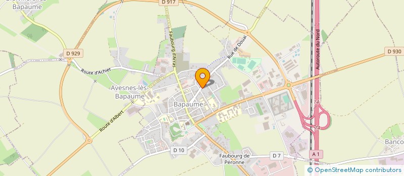 localisation de l'entreprise SCI LAUR-CISSE  BAPAUME